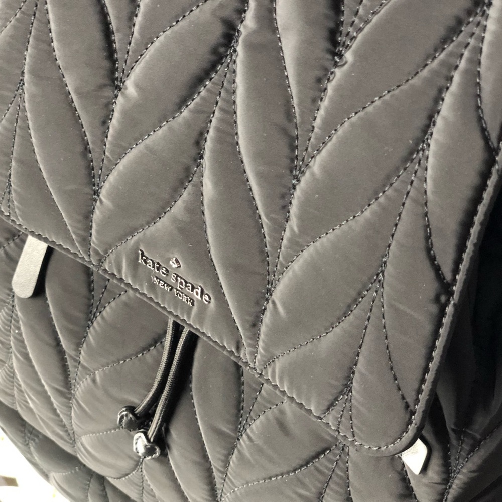 Kate Spade Ellie Large Flap Quilted Backpack - Picture 8 of 8